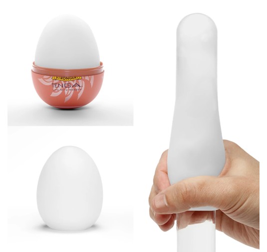 Tenga - Masturbator Ręczny W Kształcie Jajeczka Egg Shiny II